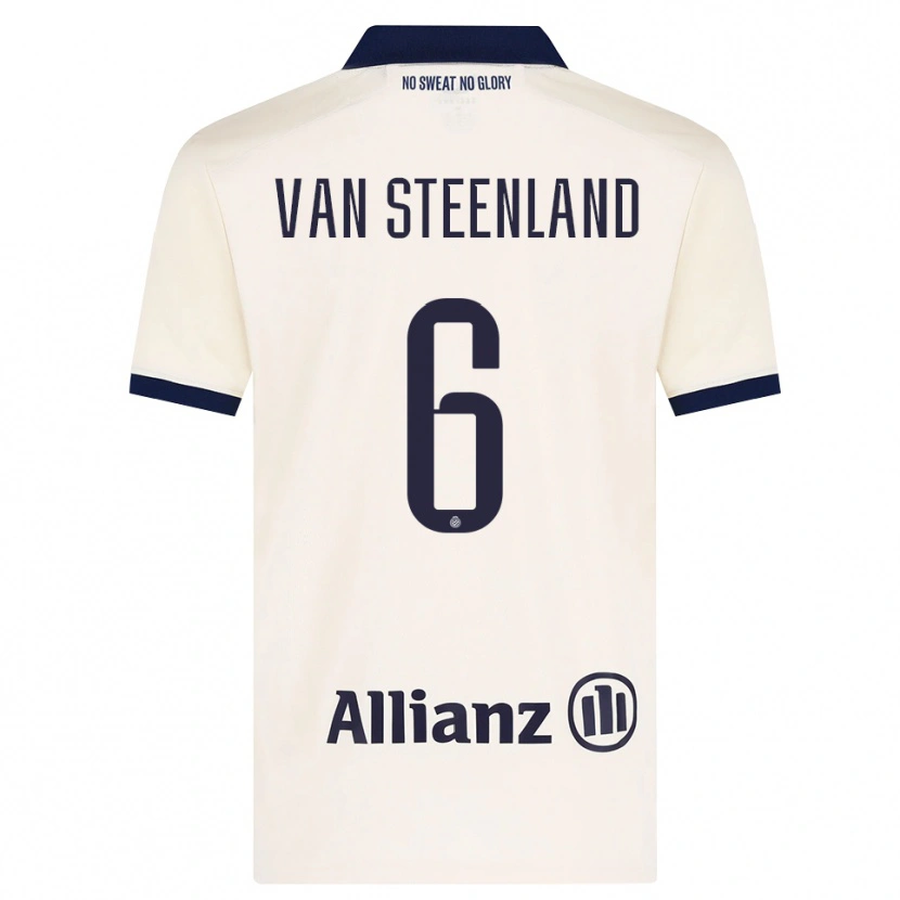 Danxen Men Gilles Van Steenland #6 Beige Black Away Jersey 2026/27 T-Shirt