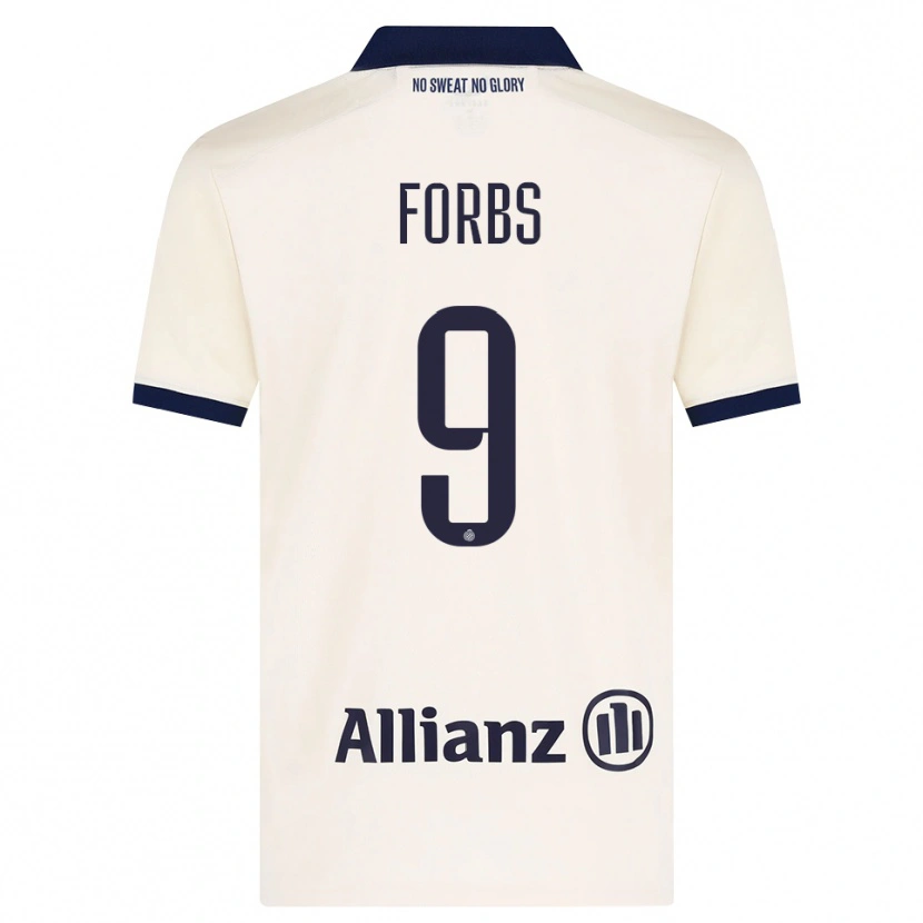 Danxen Men Carlos Forbs #9 Beige Black Away Jersey 2026/27 T-Shirt