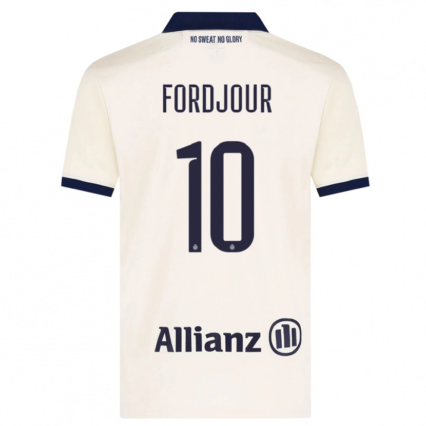 Danxen Men Richmond Fordjour #10 Beige Black Away Jersey 2026/27 T-Shirt