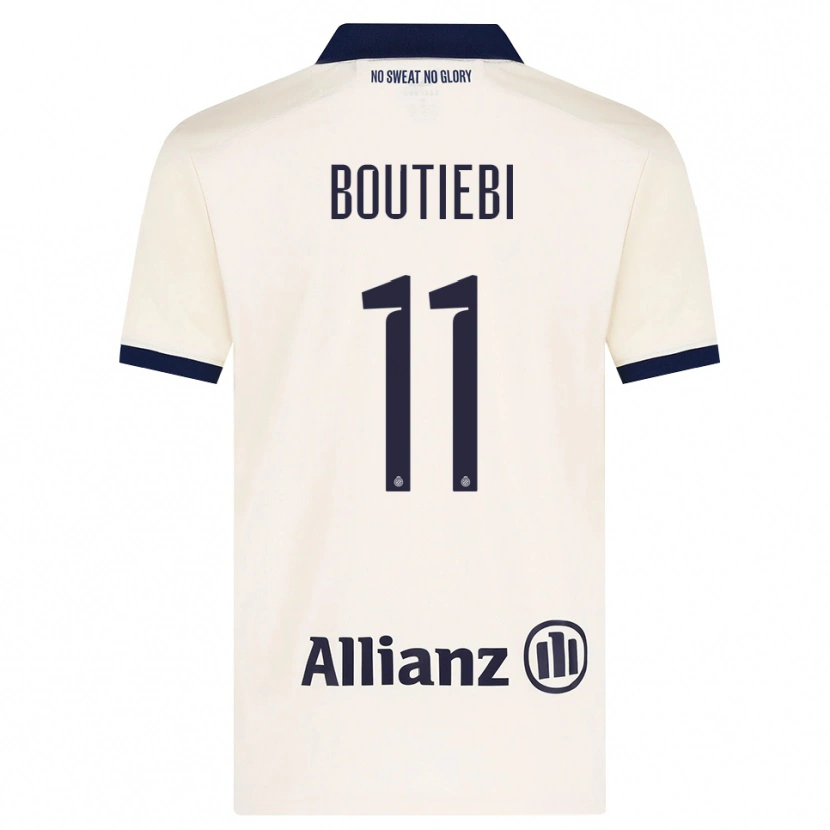 Danxen Men Rania Boutiebi #11 Beige Black Away Jersey 2026/27 T-Shirt