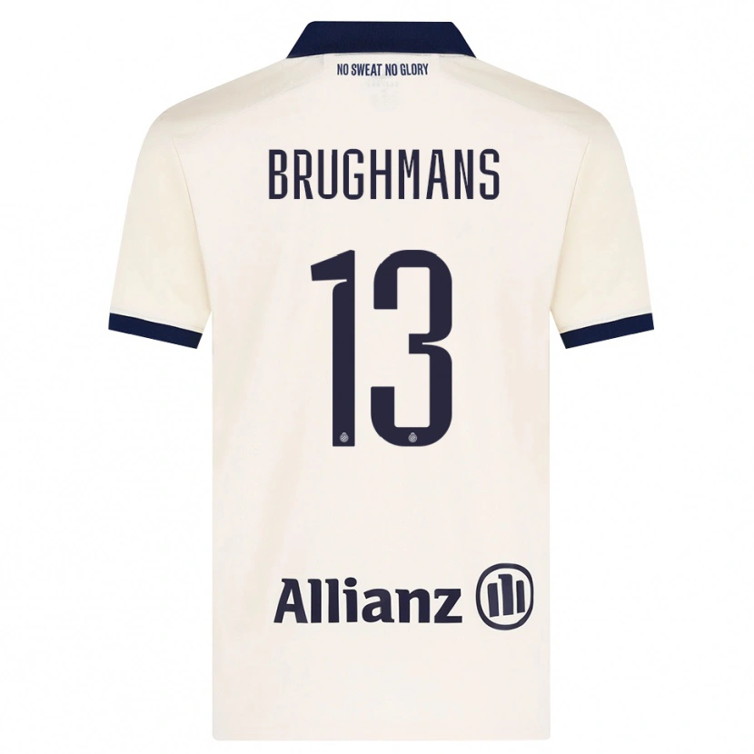 Danxen Men Beau Brughmans #13 Beige Black Away Jersey 2026/27 T-Shirt