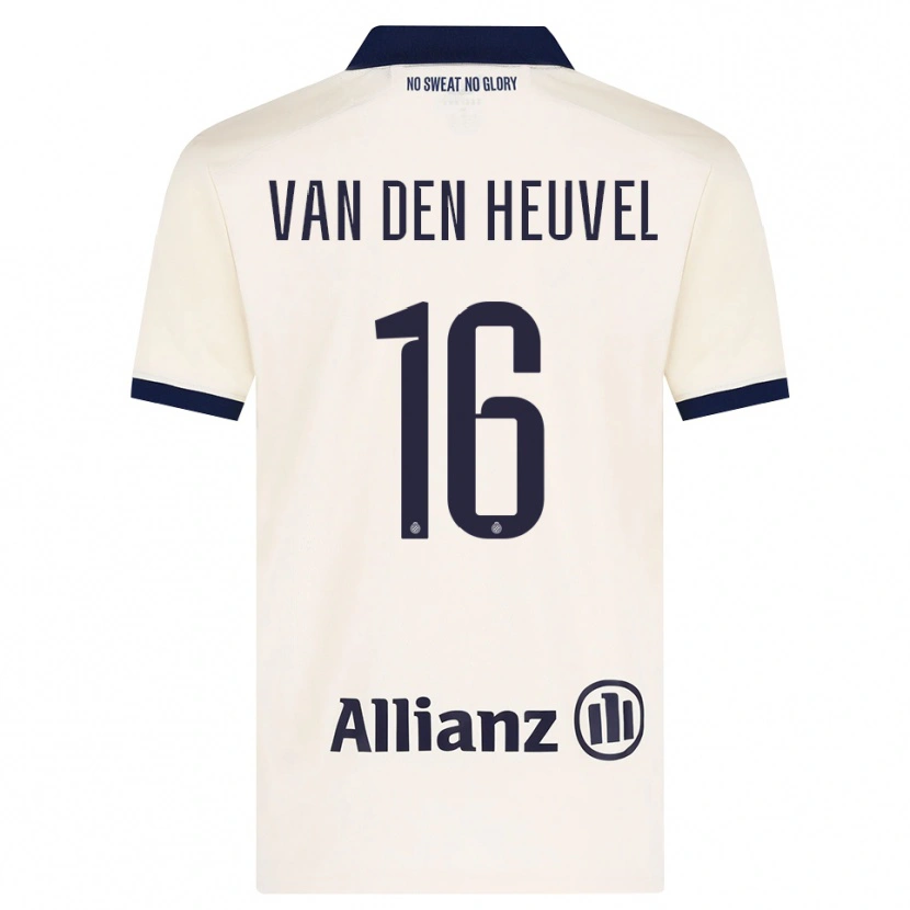 Danxen Men Dani Van Den Heuvel #16 Beige Black Away Jersey 2026/27 T-Shirt