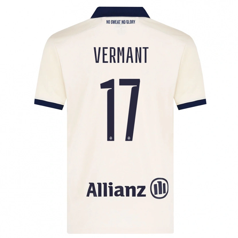 Danxen Men Romeo Vermant #17 Beige Black Away Jersey 2026/27 T-Shirt