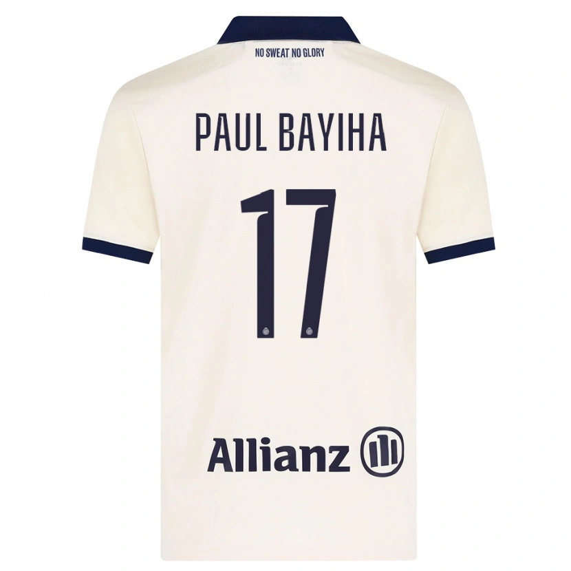 Danxen Men Jean-Paul Bayiha #17 Beige Black Away Jersey 2026/27 T-Shirt