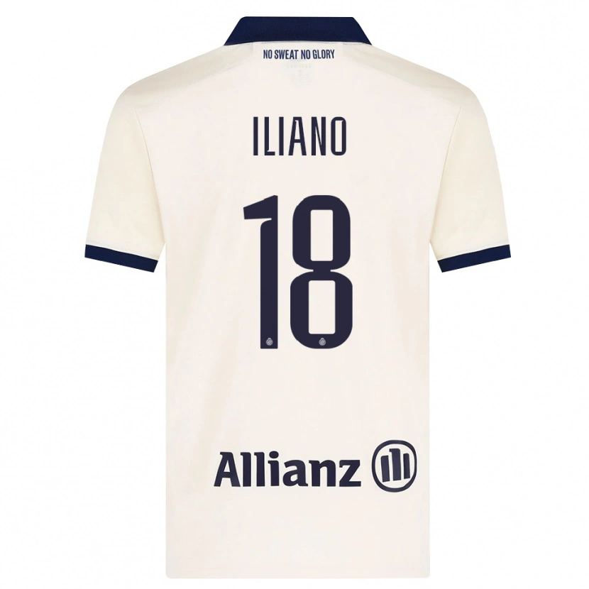 Danxen Men Isabelle Iliano #18 Beige Black Away Jersey 2026/27 T-Shirt