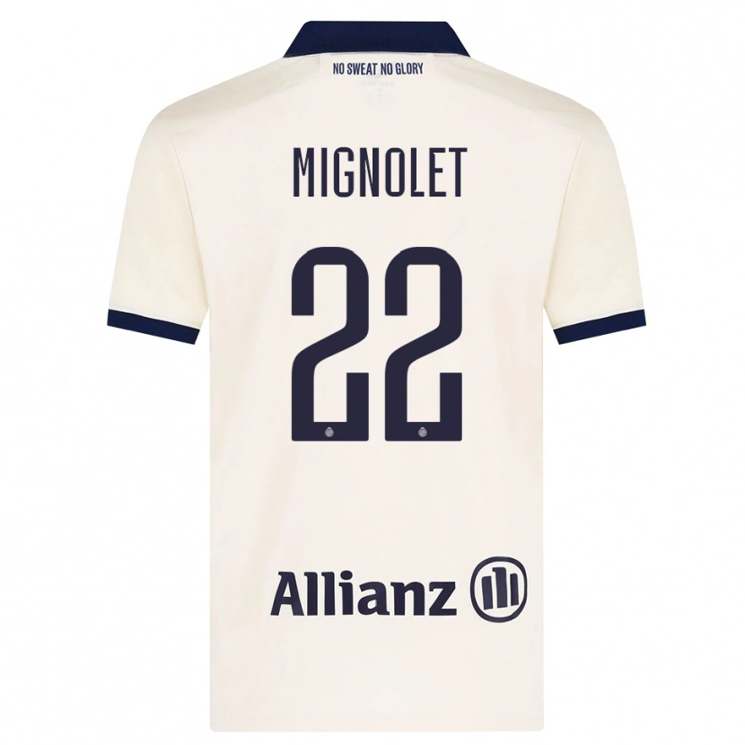 Danxen Men Simon Mignolet #22 Beige Black Away Jersey 2026/27 T-Shirt