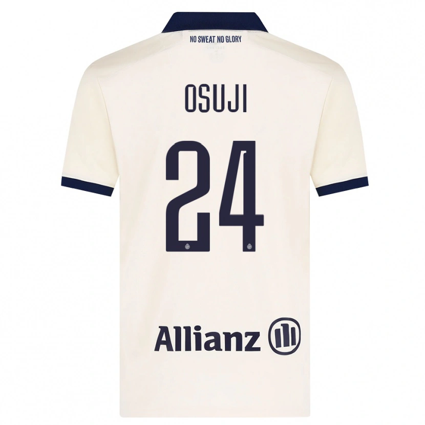 Danxen Men Vince Osuji #24 Beige Black Away Jersey 2026/27 T-Shirt