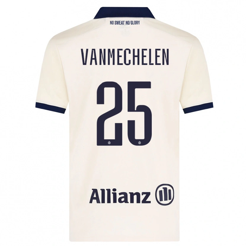 Danxen Men Davinia Vanmechelen #25 Beige Black Away Jersey 2026/27 T-Shirt