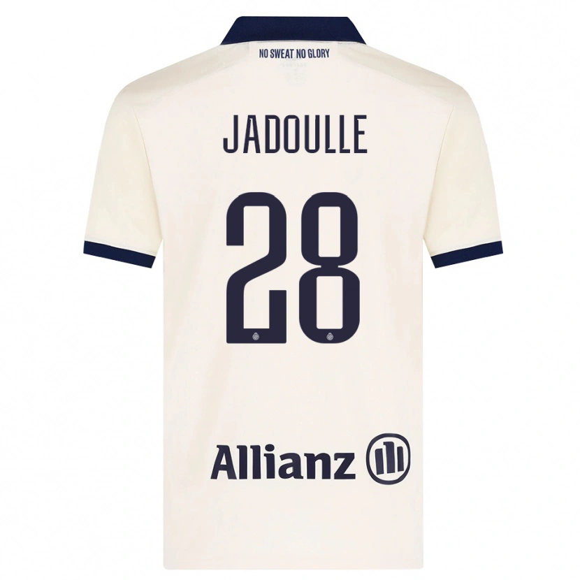 Danxen Men Romane Jadoulle #28 Beige Black Away Jersey 2026/27 T-Shirt