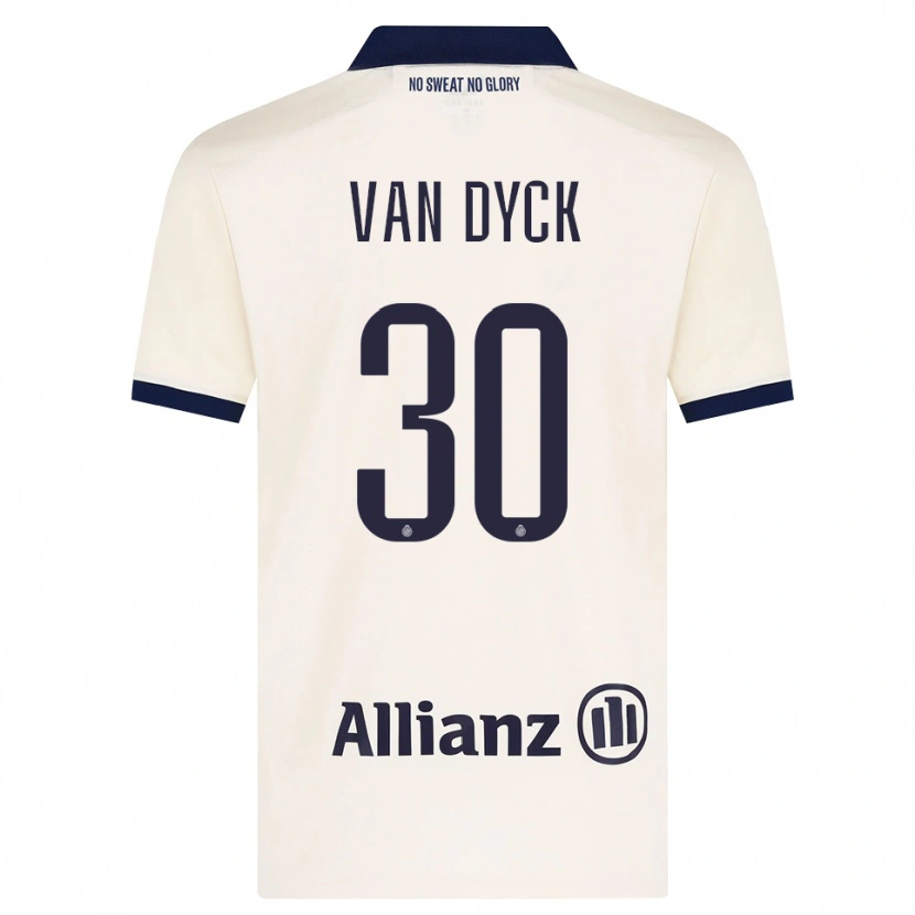 Danxen Men Nell Van Dyck #30 Beige Black Away Jersey 2026/27 T-Shirt