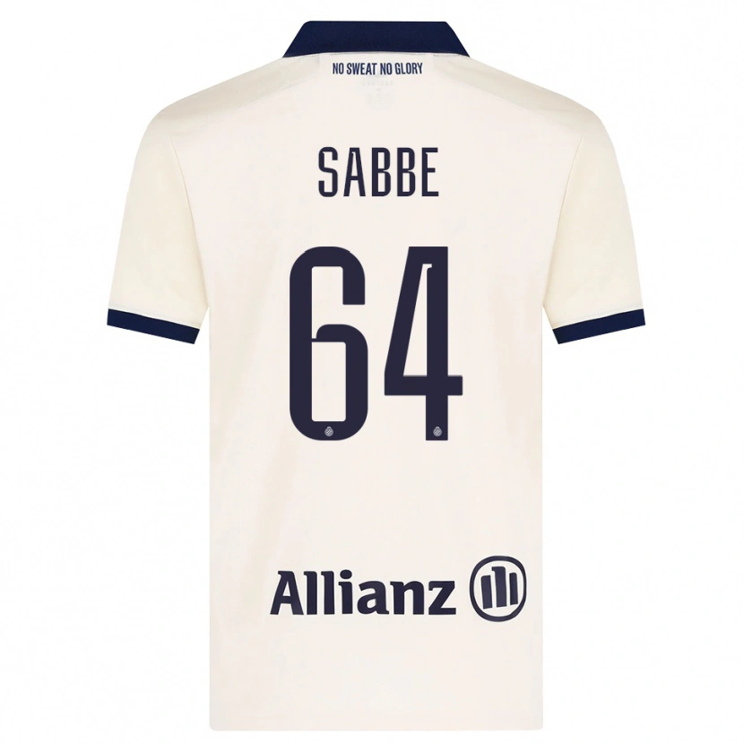 Danxen Men Kyriani Sabbe #64 Beige Black Away Jersey 2026/27 T-Shirt