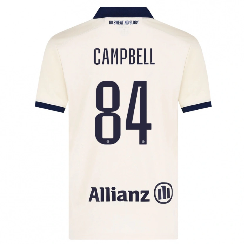 Danxen Men Shandre Campbell #84 Beige Black Away Jersey 2026/27 T-Shirt