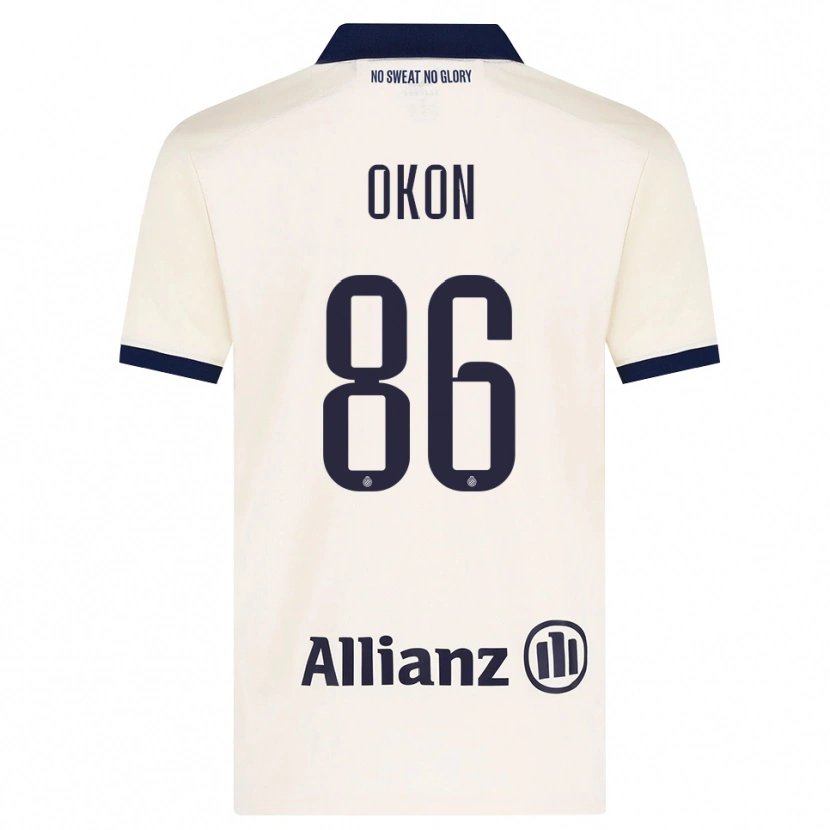 Danxen Men Gianluca Okon-Engstler #86 Beige Black Away Jersey 2026/27 T-Shirt