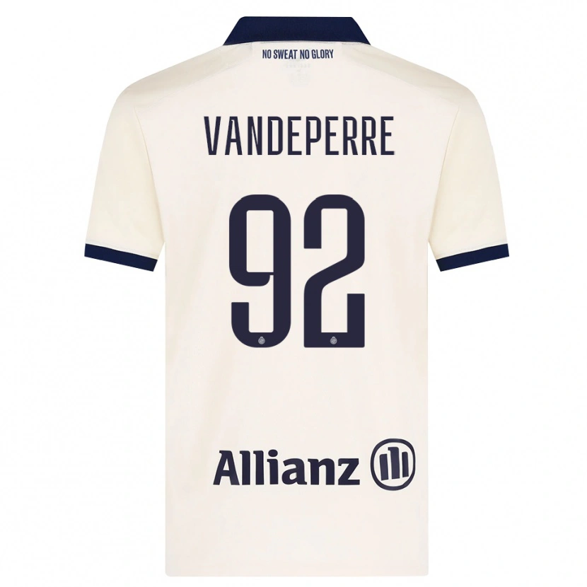 Danxen Men Alexander Vandeperre #92 Beige Black Away Jersey 2026/27 T-Shirt