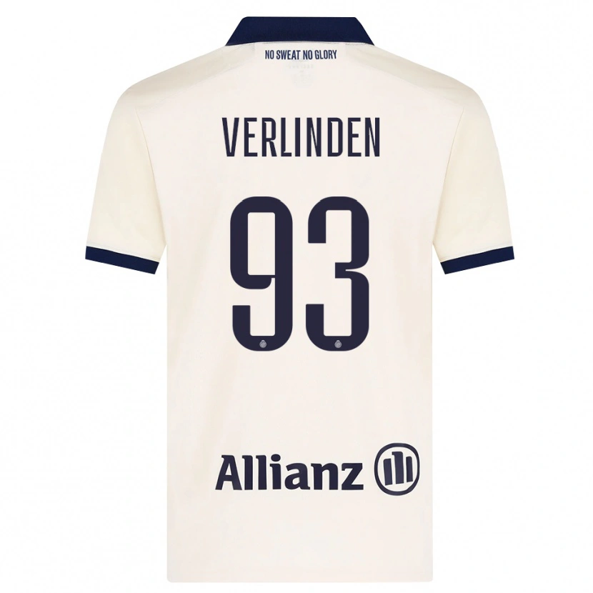Danxen Men Wout Verlinden #93 Beige Black Away Jersey 2026/27 T-Shirt