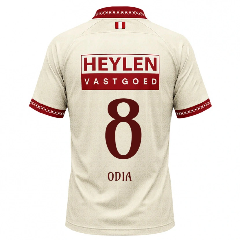 Danxen Men Dre Odia #8 Beige Red Away Jersey 2026/27 T-Shirt