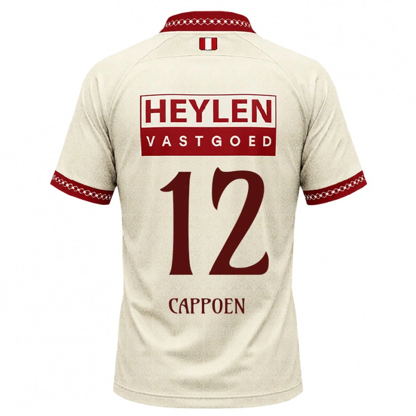 Danxen Men Logan Cappoen #12 Beige Red Away Jersey 2026/27 T-Shirt