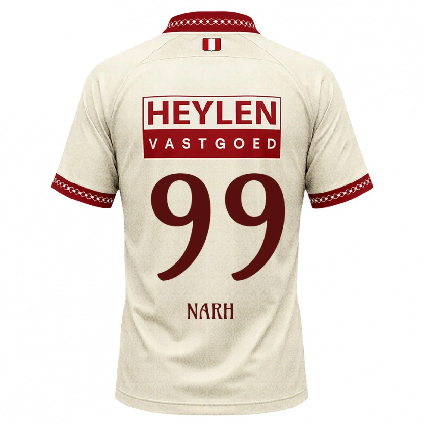 Danxen Men Luis Narh #99 Beige Red Away Jersey 2026/27 T-Shirt