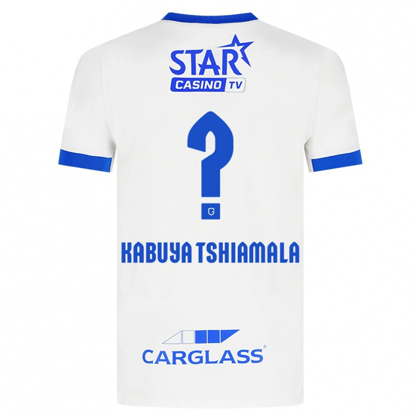 Danxen Men Lino Kabuya Tshiamala #0 White Blue Away Jersey 2026/27 T-Shirt