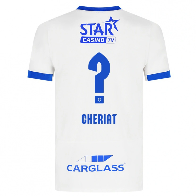 Danxen Men Rayan Cheriat #0 White Blue Away Jersey 2026/27 T-Shirt