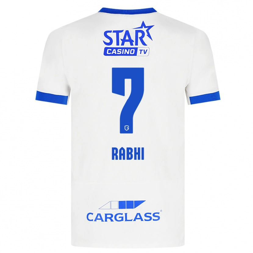 Danxen Men Ayman Rabhi #7 White Blue Away Jersey 2026/27 T-Shirt
