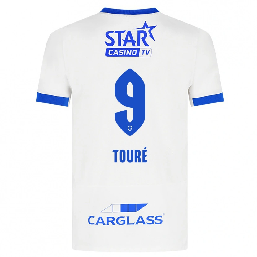 Danxen Men Saïdou Touré #9 White Blue Away Jersey 2026/27 T-Shirt