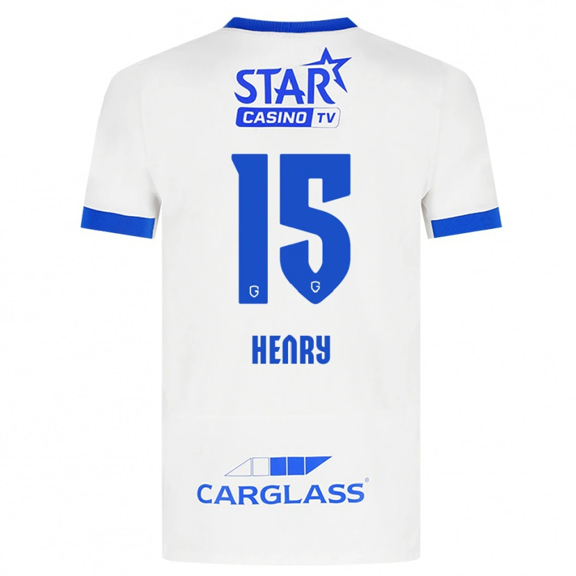 Danxen Men Zion Henry #15 White Blue Away Jersey 2026/27 T-Shirt