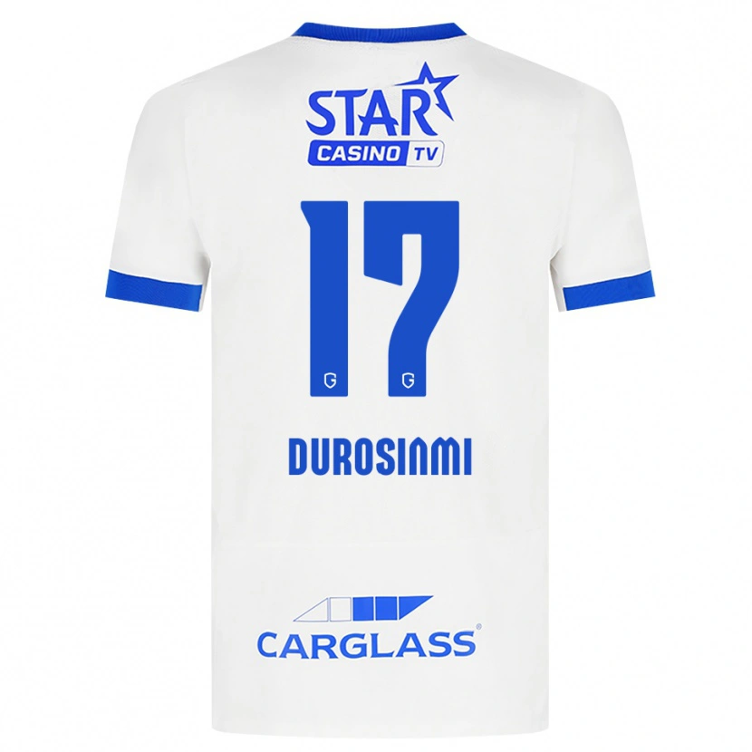 Danxen Men Rafiu Durosinmi #17 White Blue Away Jersey 2026/27 T-Shirt