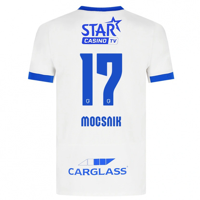 Danxen Men Manu Mocsnik #17 White Blue Away Jersey 2026/27 T-Shirt