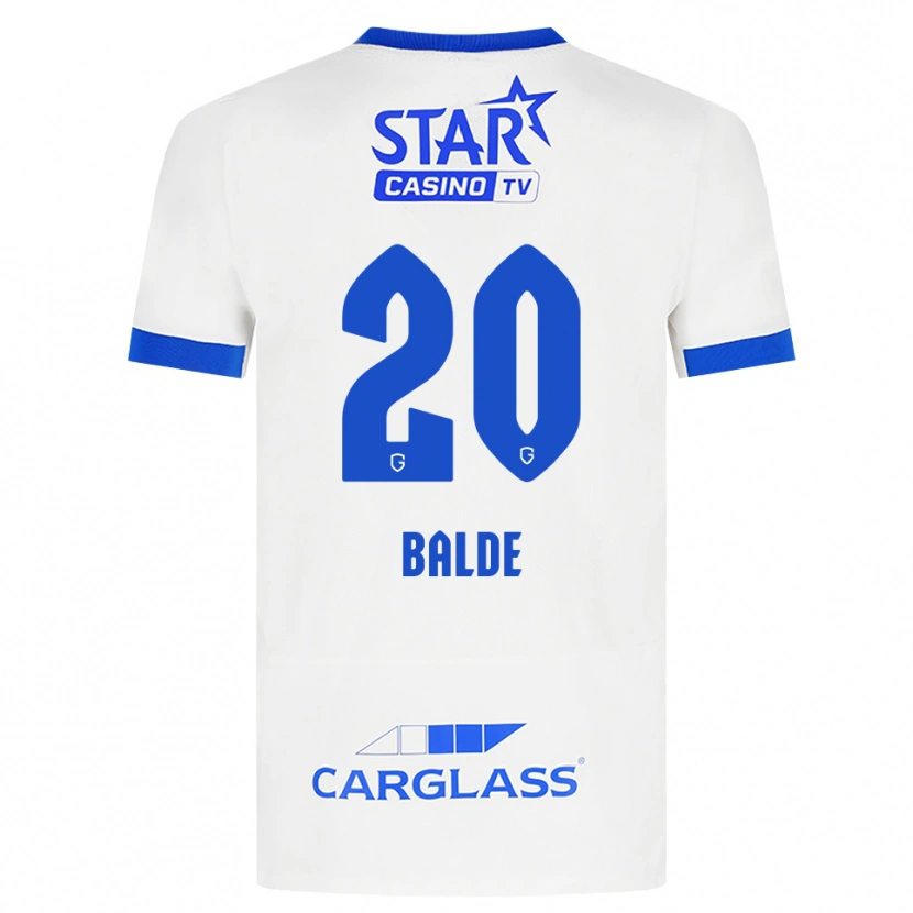Danxen Men Thierno Balde #20 White Blue Away Jersey 2026/27 T-Shirt