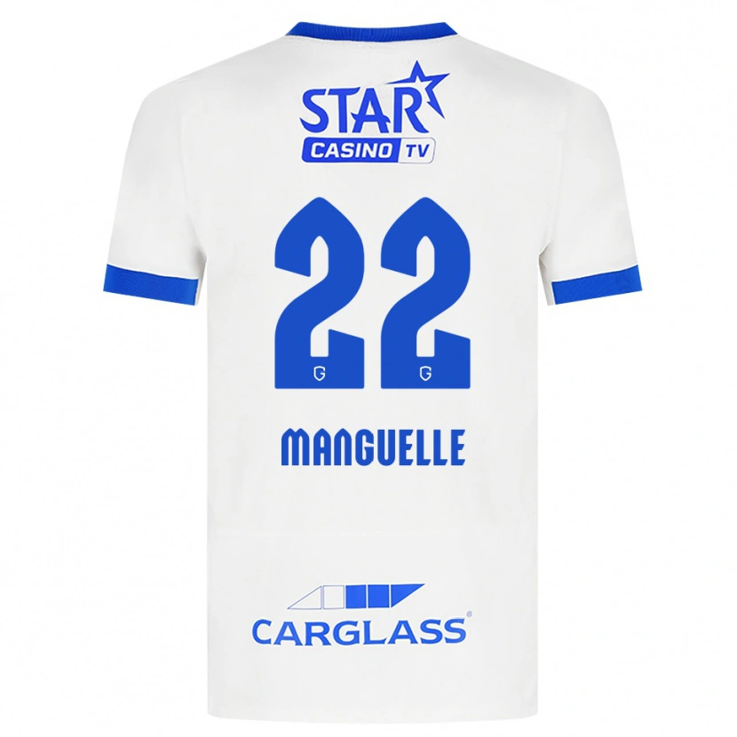 Danxen Men Brad Manguelle #22 White Blue Away Jersey 2026/27 T-Shirt