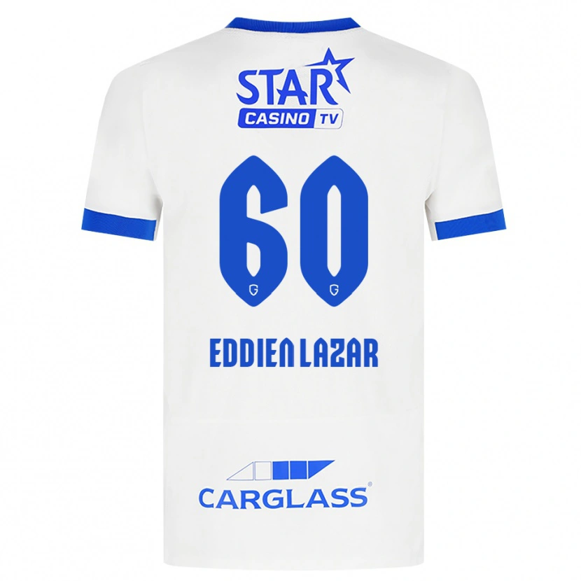 Danxen Men Saif Eddien Lazar #60 White Blue Away Jersey 2026/27 T-Shirt