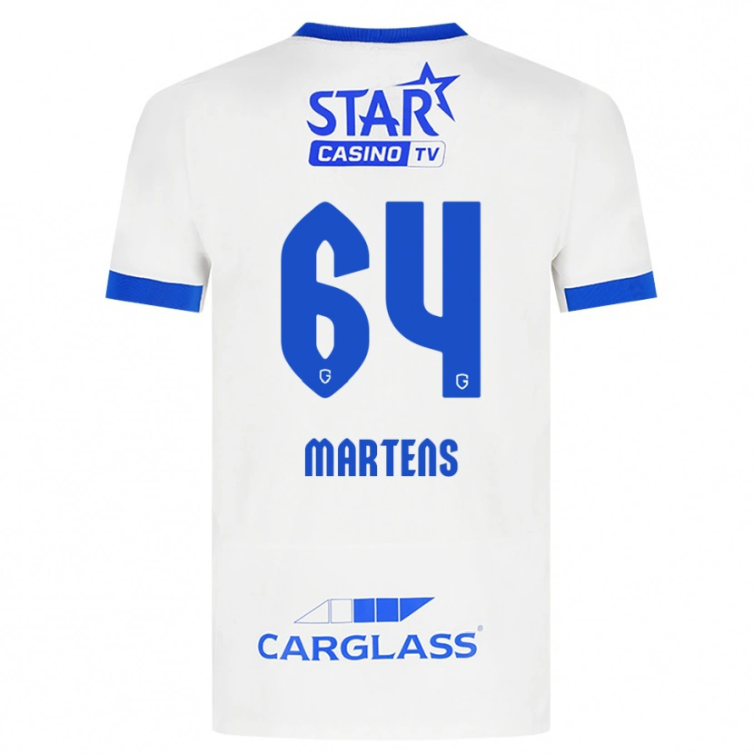 Danxen Men Nolan Martens #64 White Blue Away Jersey 2026/27 T-Shirt