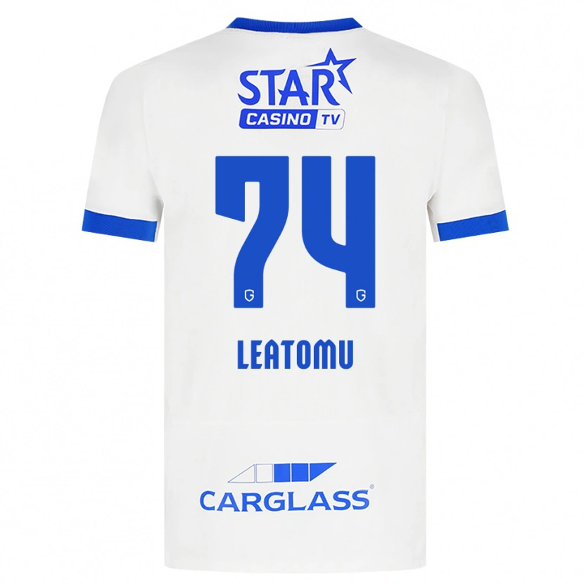 Danxen Men Noa Leatomu #74 White Blue Away Jersey 2026/27 T-Shirt