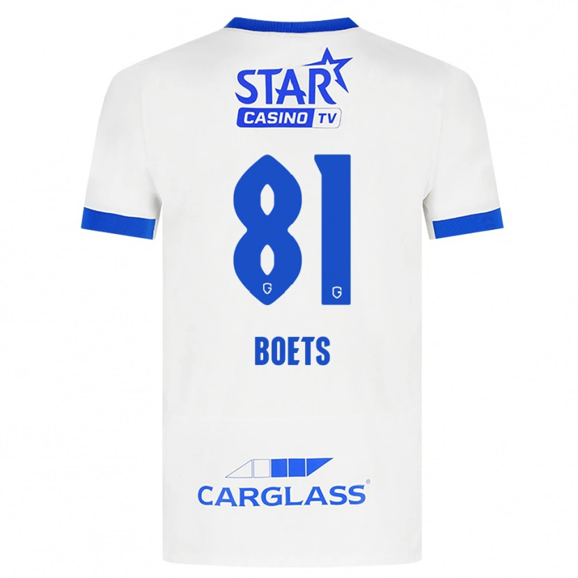 Danxen Men Keo Boets #81 White Blue Away Jersey 2026/27 T-Shirt