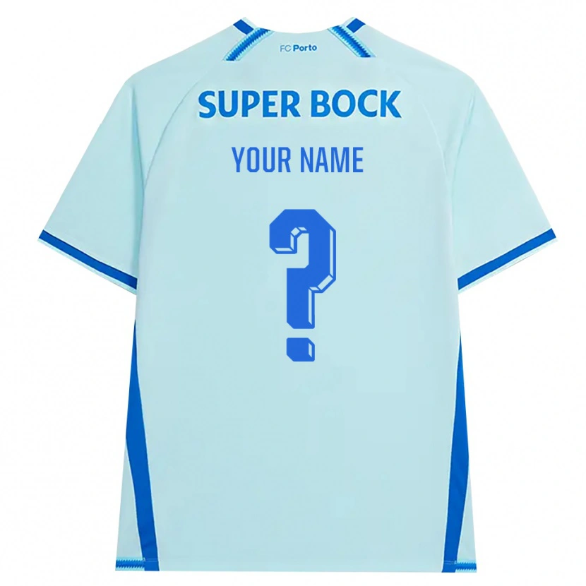 Danxen Men Your Name #0 Lightcyan Blue Third Jersey 2026/27 T-Shirt