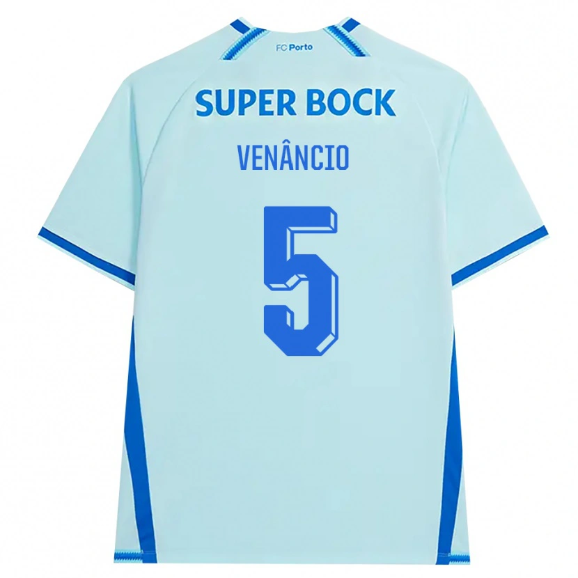 Danxen Men Eduardo Venâncio #5 Lightcyan Blue Third Jersey 2026/27 T-Shirt