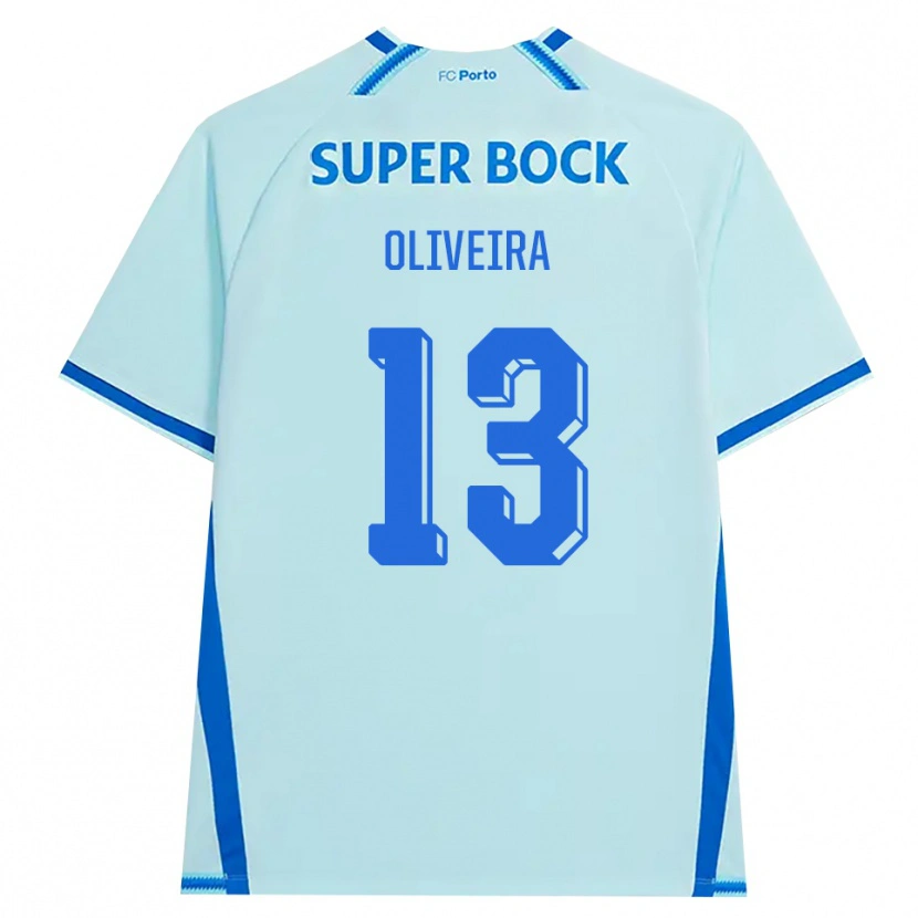 Danxen Men Tomás Oliveira #13 Lightcyan Blue Third Jersey 2026/27 T-Shirt