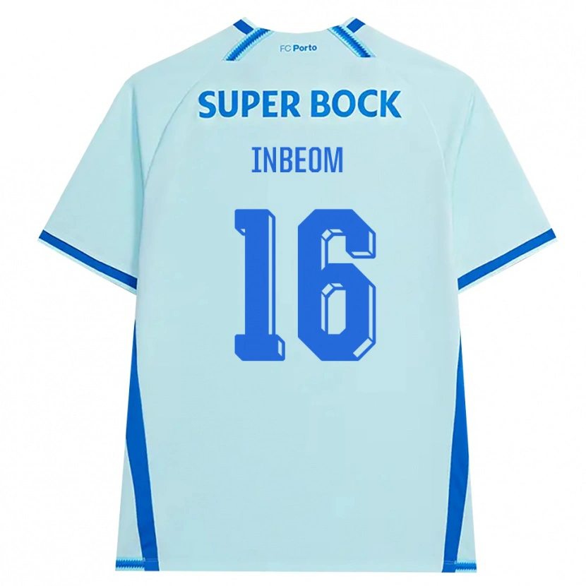 Danxen Men In-Beom Hwang #16 Lightcyan Blue Third Jersey 2026/27 T-Shirt