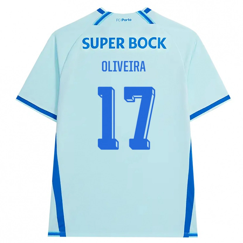 Danxen Men Rodrigo Oliveira #17 Lightcyan Blue Third Jersey 2026/27 T-Shirt