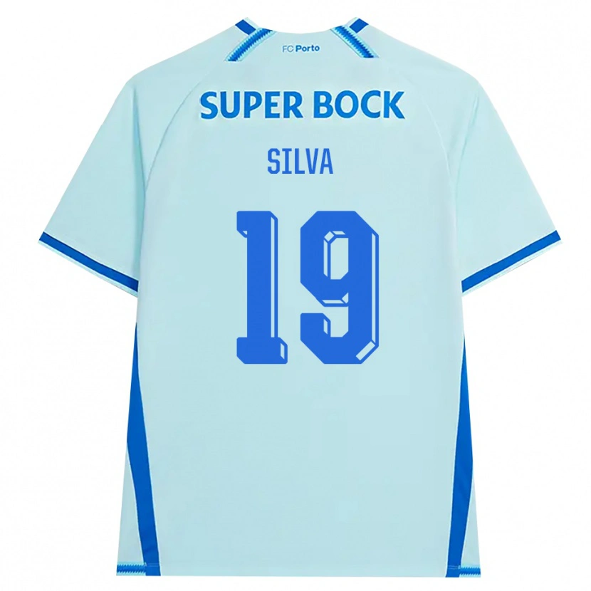 Danxen Men André Silva #19 Lightcyan Blue Third Jersey 2026/27 T-Shirt