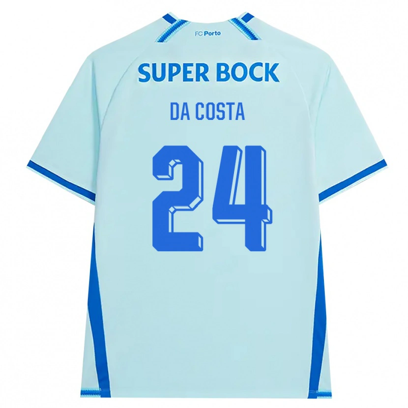 Danxen Men Seif Da Costa #24 Lightcyan Blue Third Jersey 2026/27 T-Shirt
