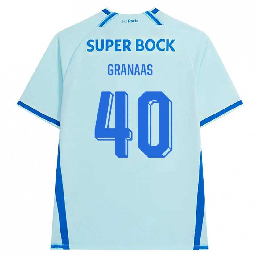 Danxen Men Eirik Granaas #40 Lightcyan Blue Third Jersey 2026/27 T-Shirt