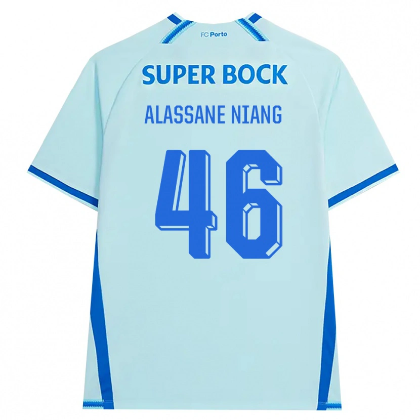 Danxen Men Mame Alassane Niang #46 Lightcyan Blue Third Jersey 2026/27 T-Shirt