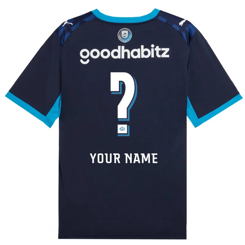 Danxen Men Your Name #0 Dodger Blue Royal Blue Third Jersey 2026/27 T-Shirt