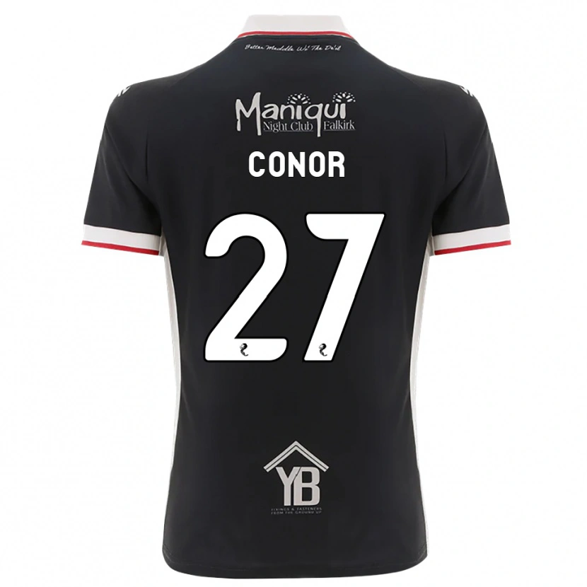 Danxen Men Conor Mcleod #27 Black White Red Home Jersey 2026/27 T-Shirt