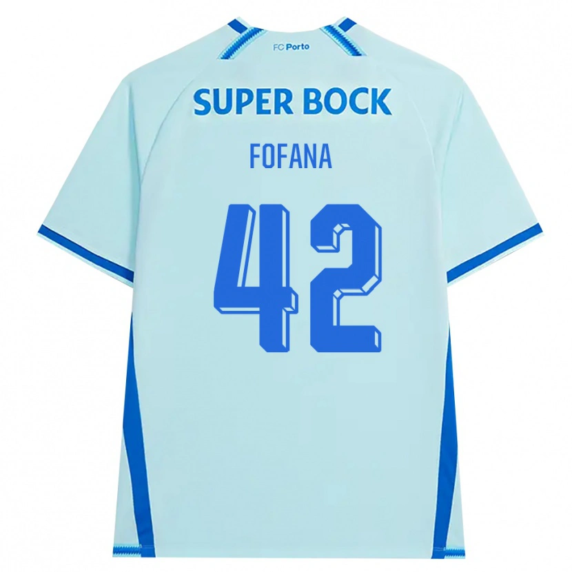 Danxen Men Seko Fofana #42 Lightcyan Blue Third Jersey 2026/27 T-Shirt
