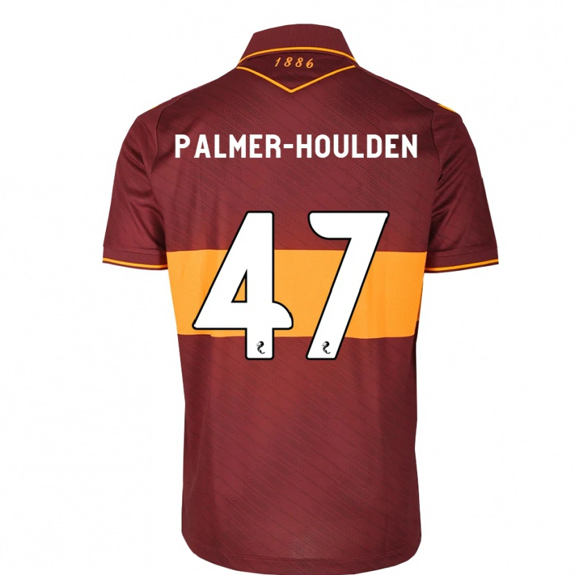 Danxen Men Seb Palmer-Houlden #47 Orange Maroon Away Jersey 2026/27 T-Shirt