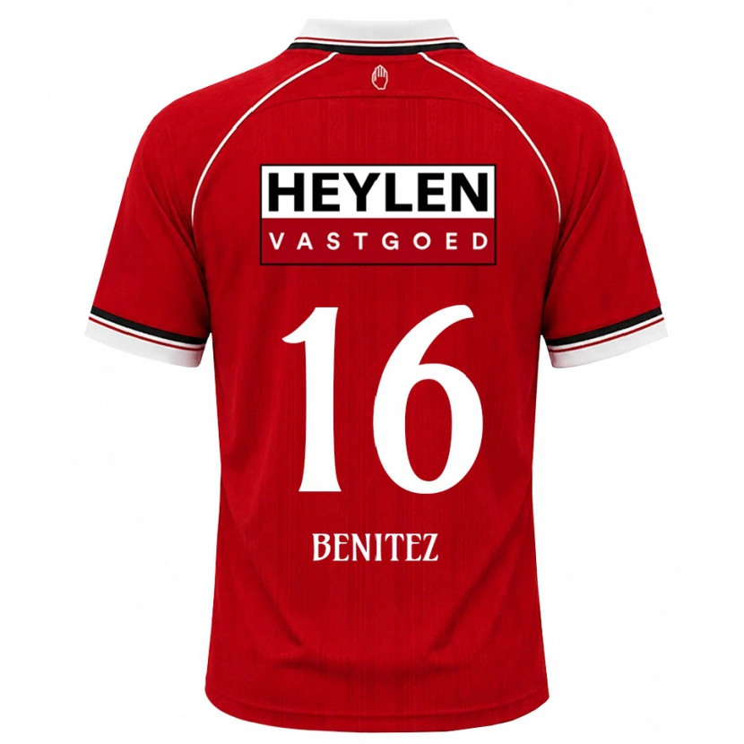 Danxen Women Mauricio Benítez #16 Red White Black Home Jersey 2026/27 T-Shirt