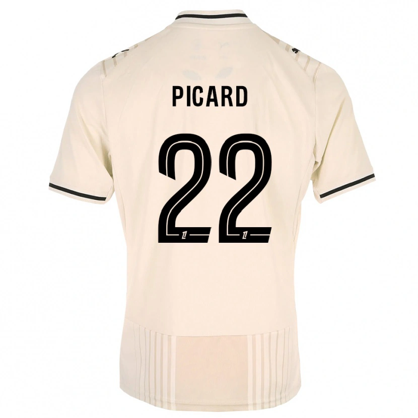 Danxen Women Hugo Picard #22 Oldlace Black Antiquewhite Away Jersey 2026/27 T-Shirt